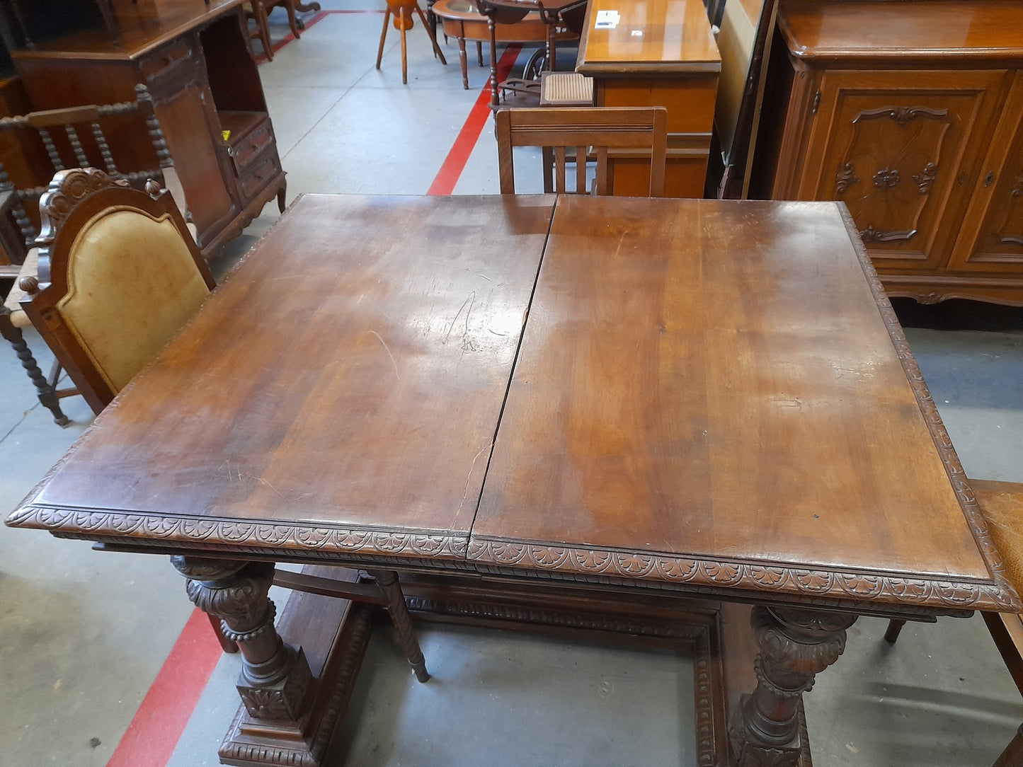 TAVOLO in noce inizio '900