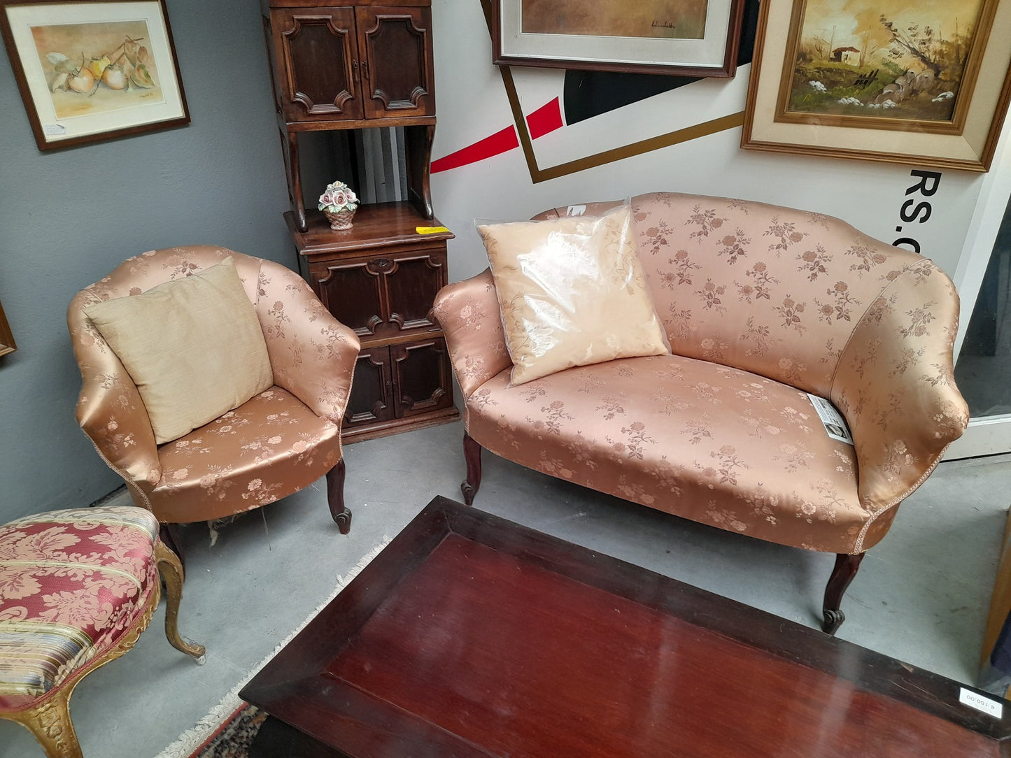 DIVANETTO rosa cipria