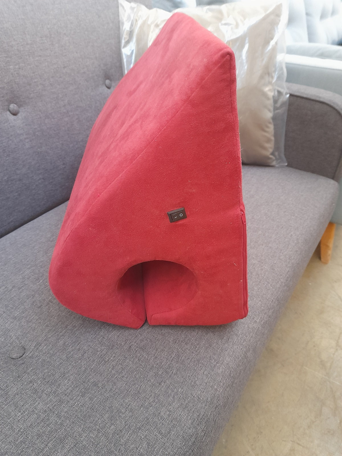 CUSCINO ALETTO high power rosso