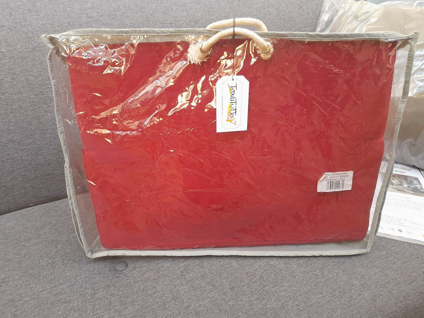 CUSCINO ALETTO high power rosso