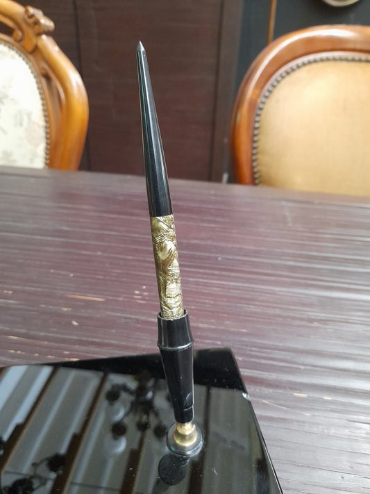 PORTAPENNE in marmo nero