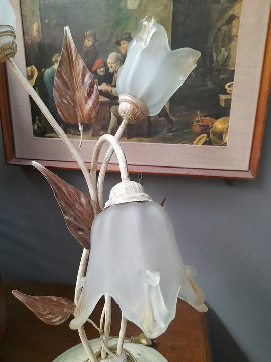 LAMPADA Giglio in ferro battuto