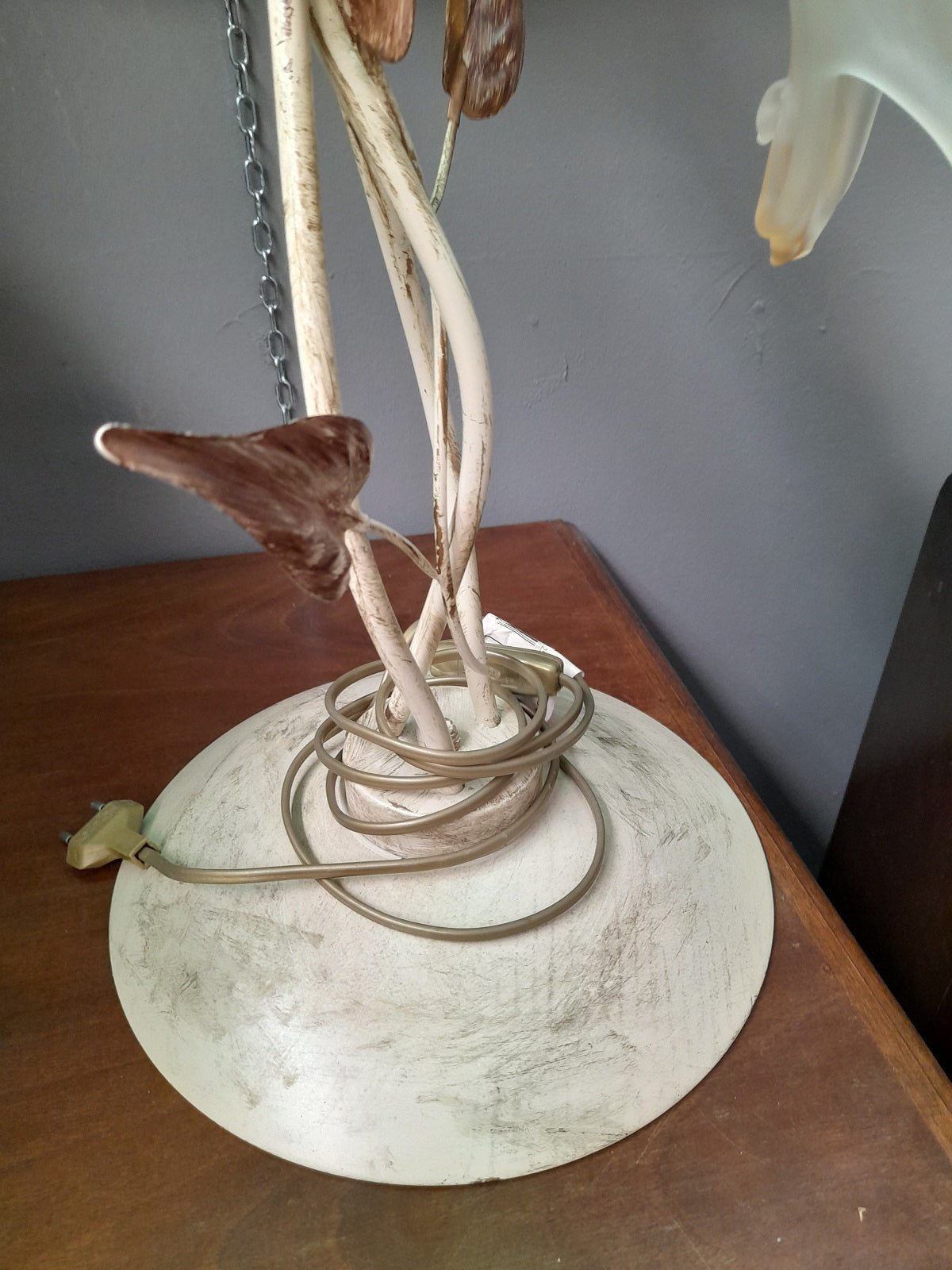 LAMPADA Giglio in ferro battuto