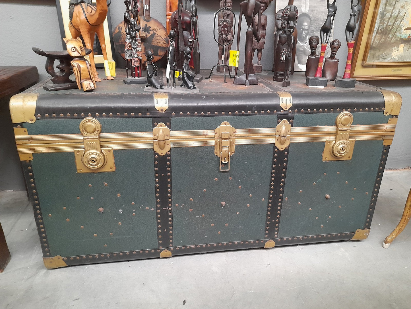 BAULE vintage verde