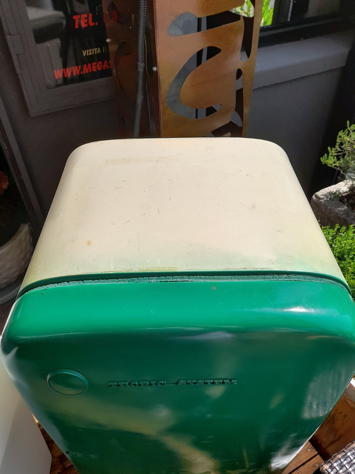 FRIGORIFERO vintage verde