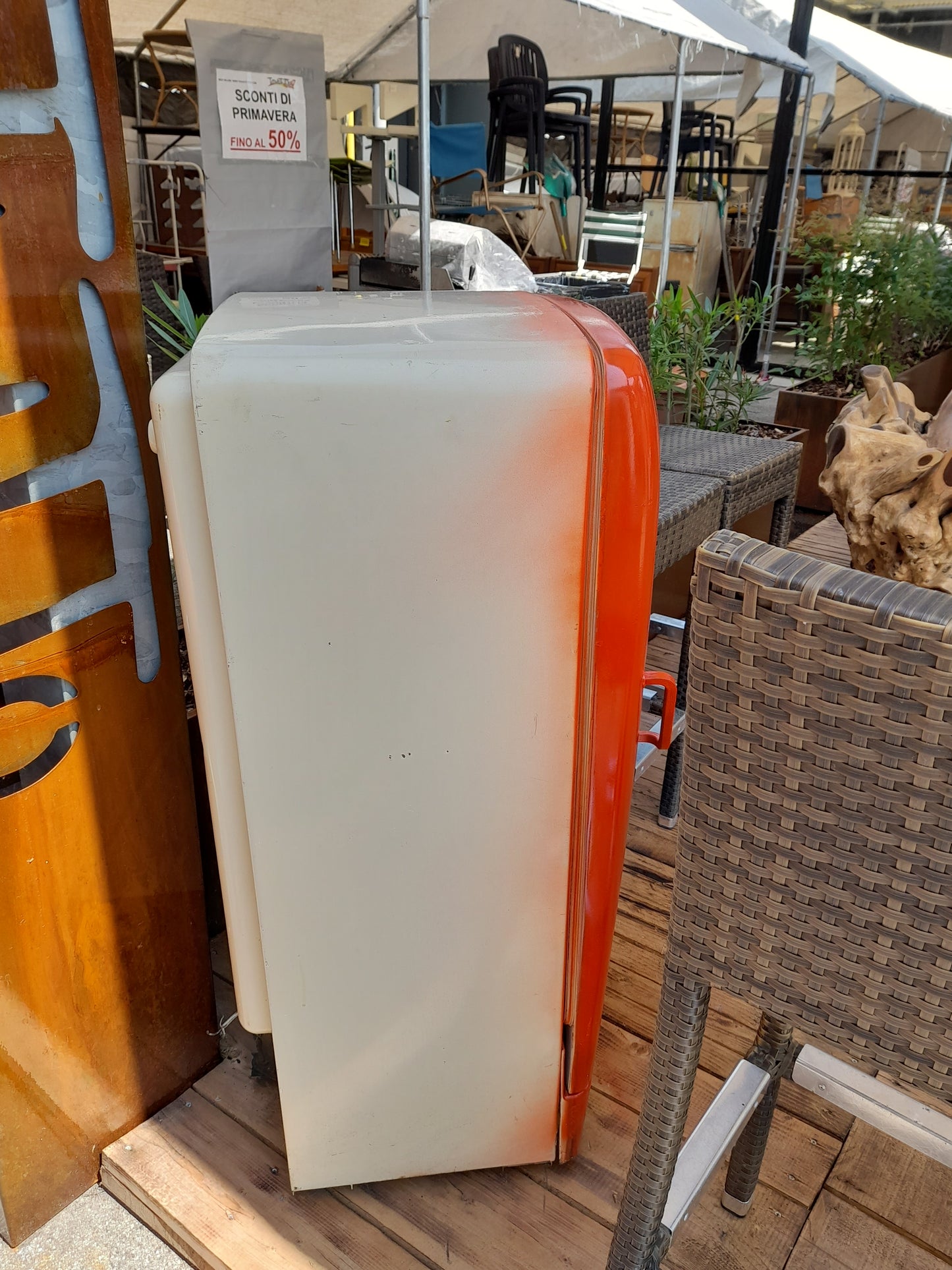FRIGORIFERO vintage rosso