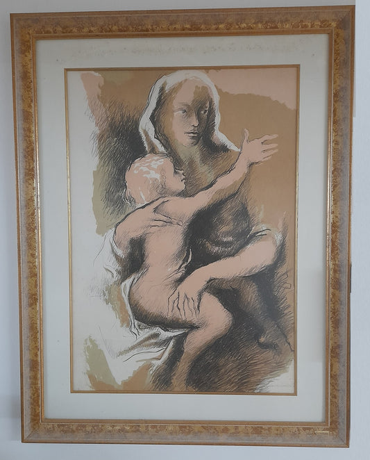 MURER AUGUST - Donna con bambino