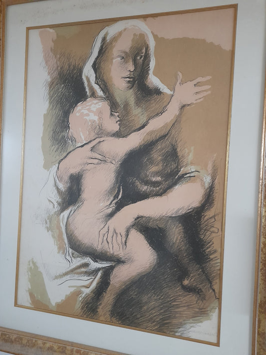 MURER AUGUST - Donna con bambino