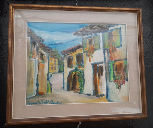 QUADRO scorcio di paese