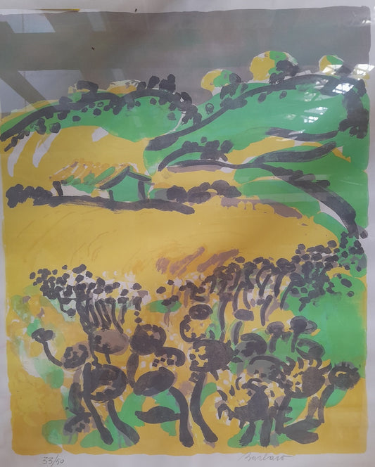 QUADRO Campo di girasoli