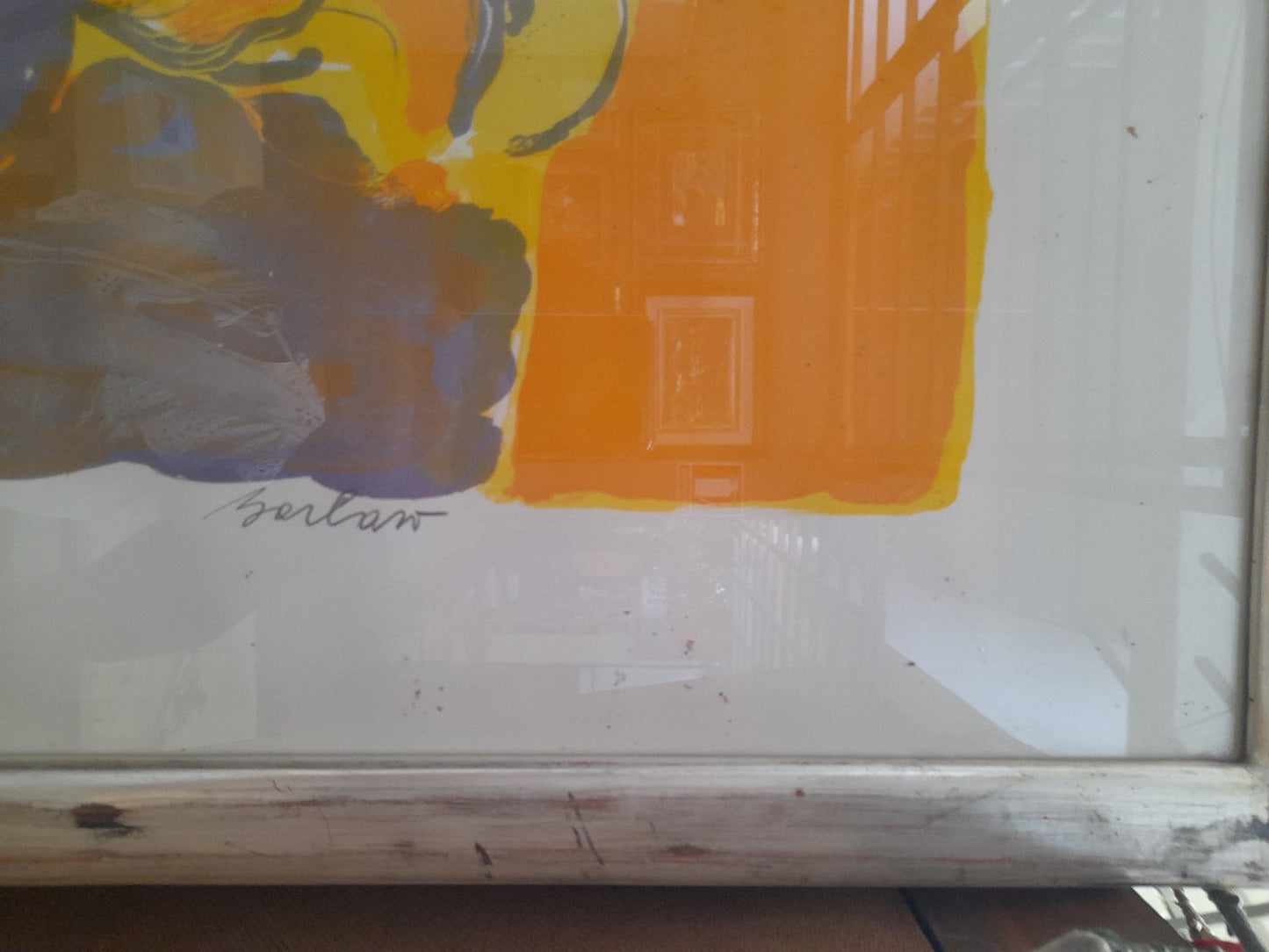 QUADRO Raccolto di girasoli