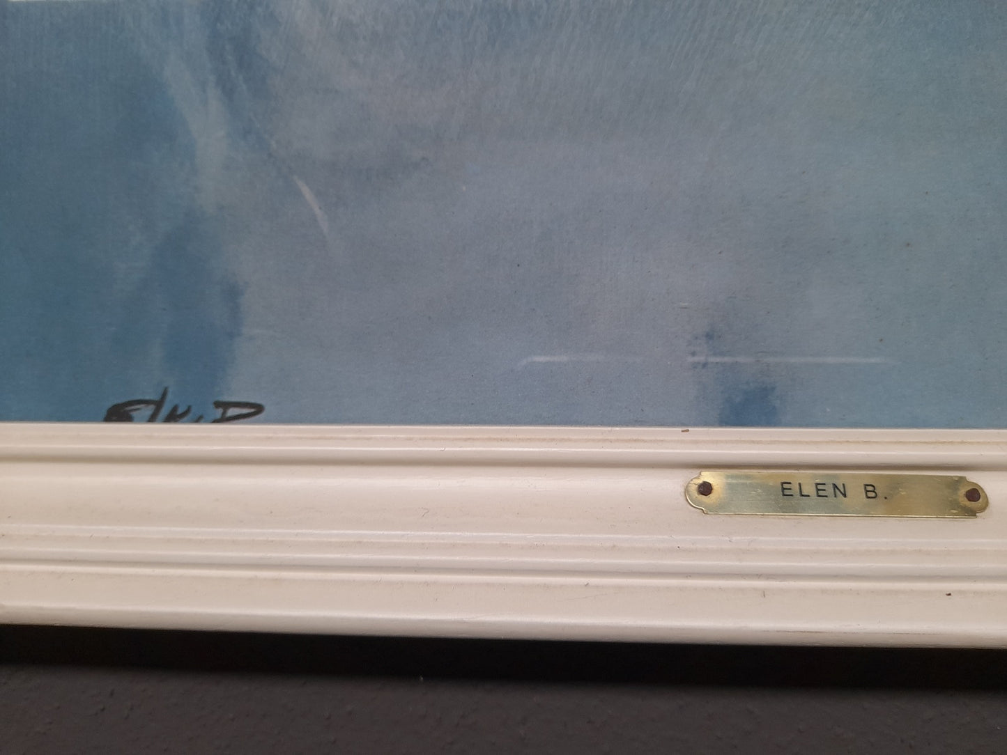 ELEN B. ritratto in blu