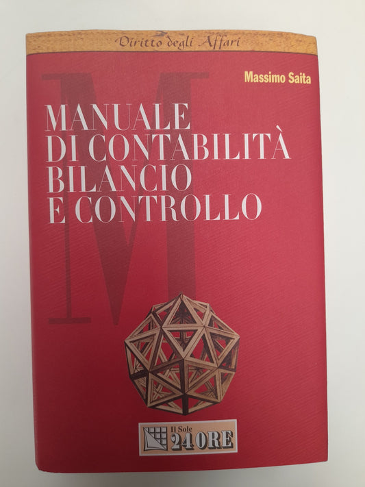 LIBRO - Manuale di Contabilità, Bilancio e Controllo