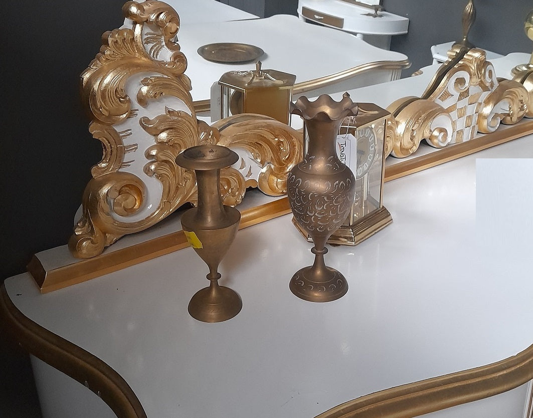 VASO in ottone inciso