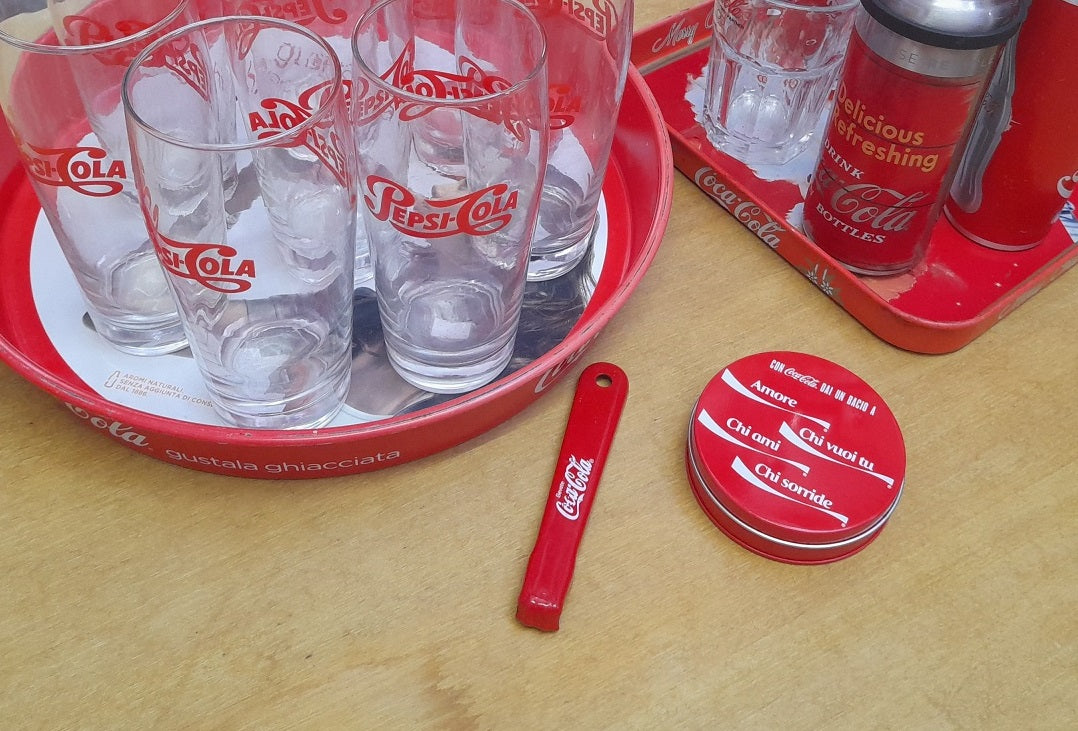 COCA-COLA sottobicchieri in metallo