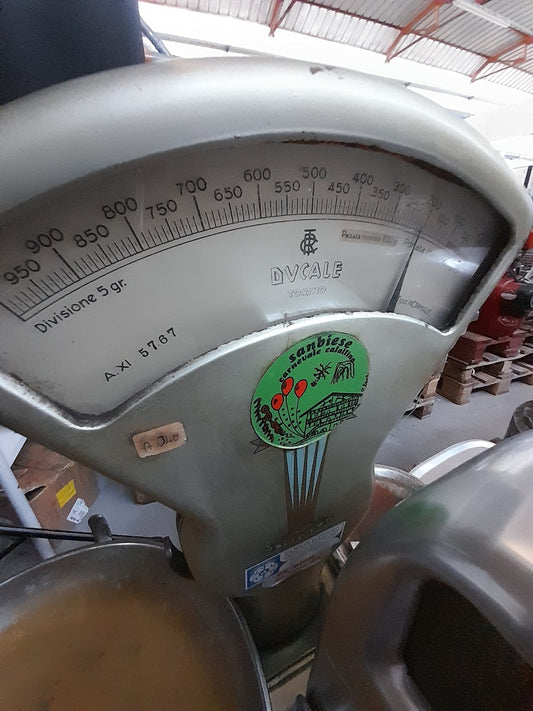 DUCALE TORINO bilancia a due piatti grigia