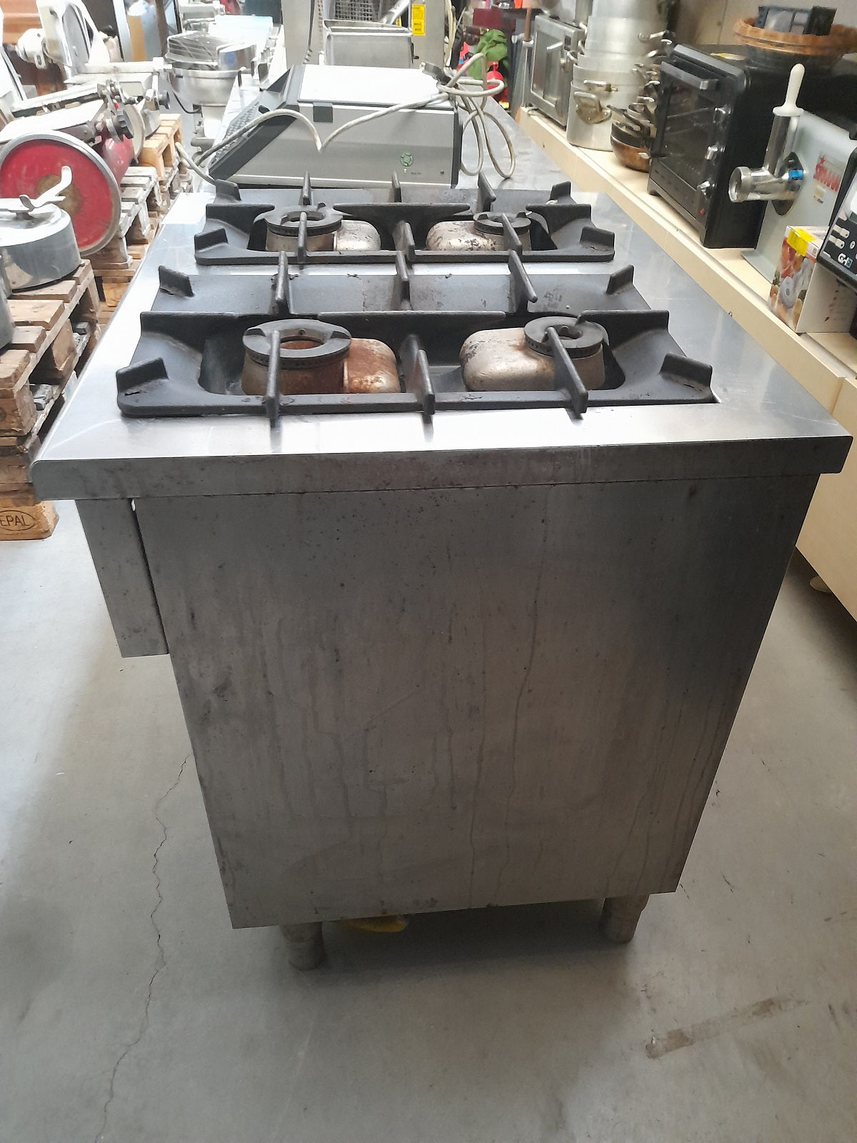 OLIS cucina 4 fuochi professionale