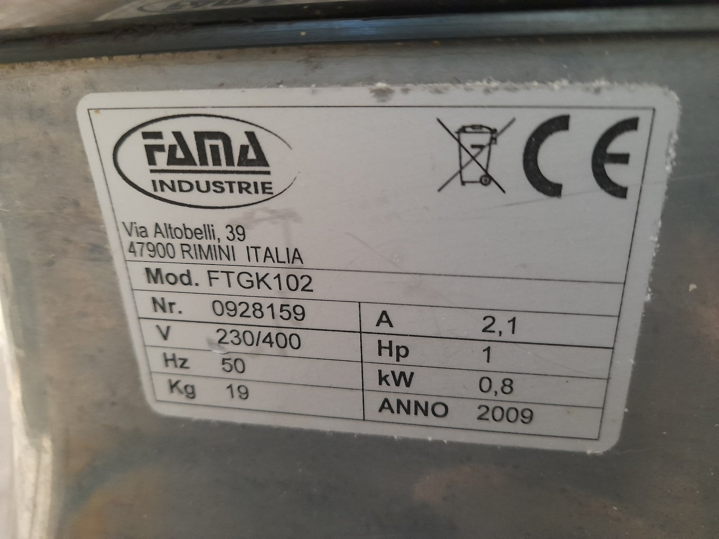 TRITACARNE con GRATTUGIA professionale in acciaio