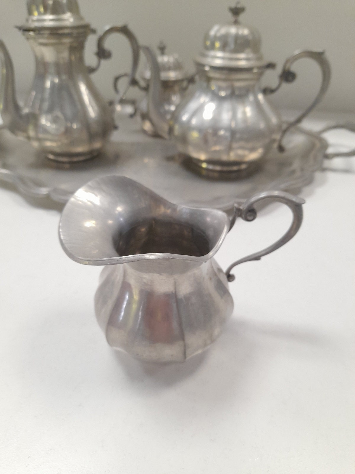 SERVIZIO da tea/caffè in peltro