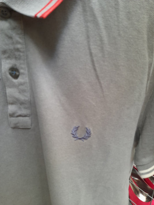 FRED PERRY polo uomo grigia