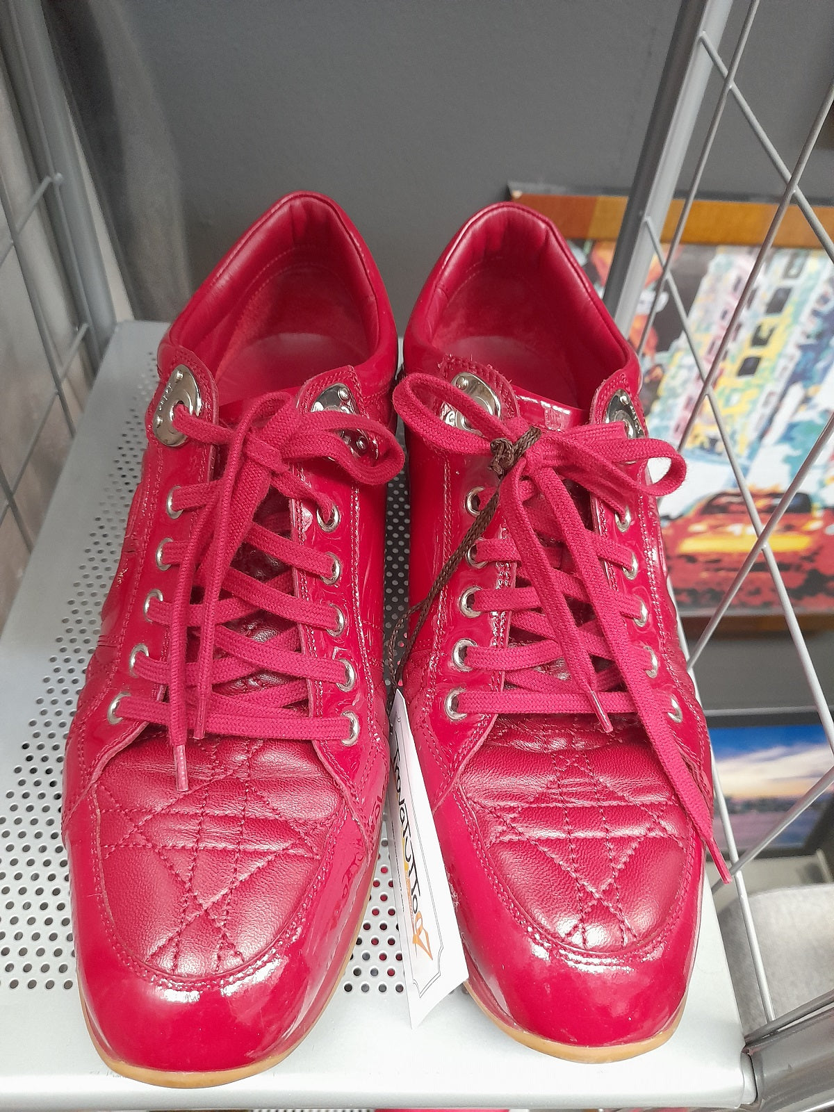 CRISTIAN DIOR sneakers rosse