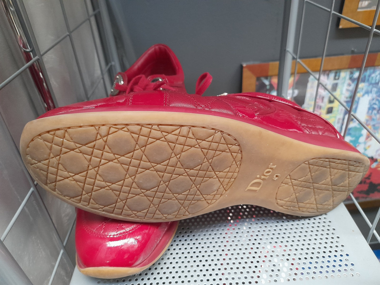 CRISTIAN DIOR sneakers rosse