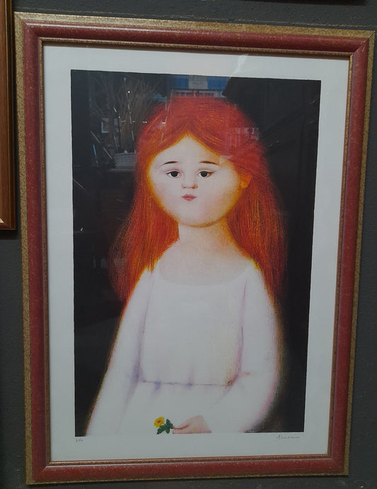 ANTONIO BUENO - Ragazza con Fiorellino