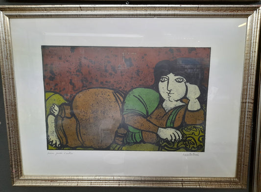 DOMENICO CANTATORE - Odalisca prima prova d'autore