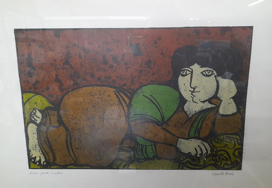 DOMENICO CANTATORE - Odalisca prima prova d'autore