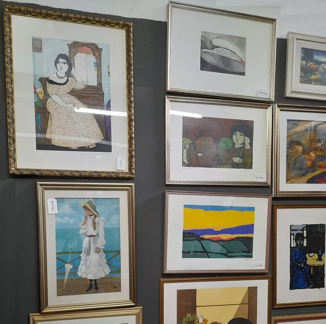 QUADRO Ragazza con l'ombrellino