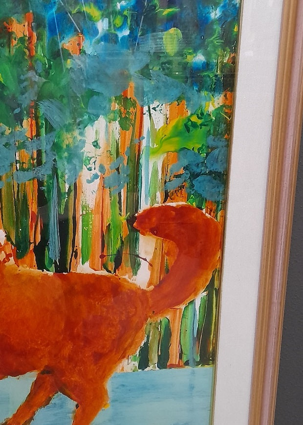QUADRO Volpe nel bosco