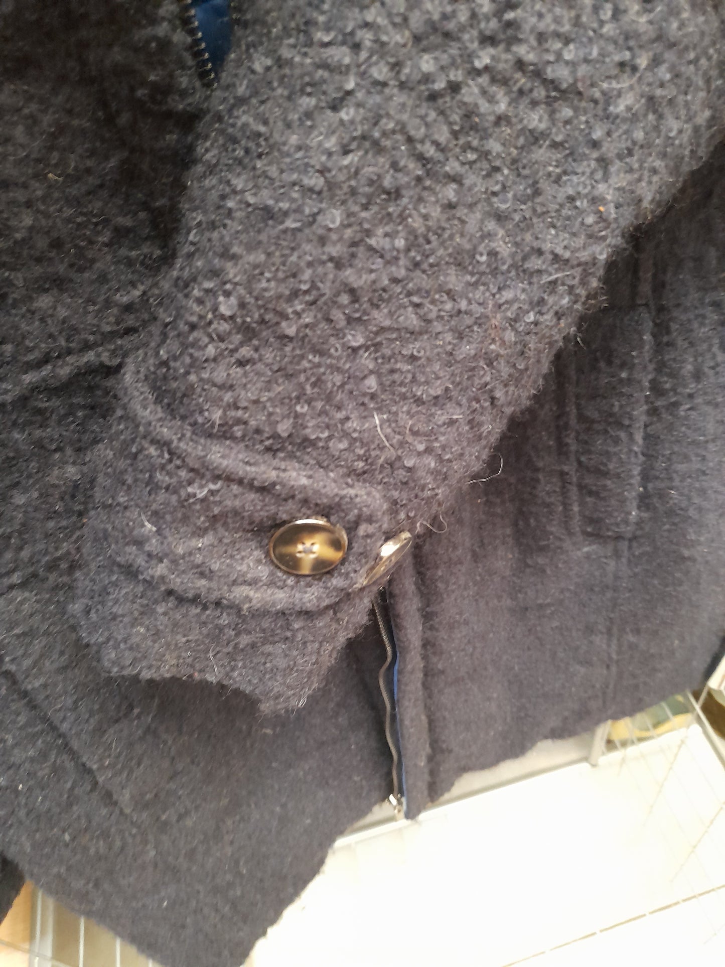GEOX cappotto imbottito blu scuro
