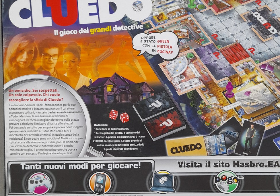 CLUEDO gioco da tavolo