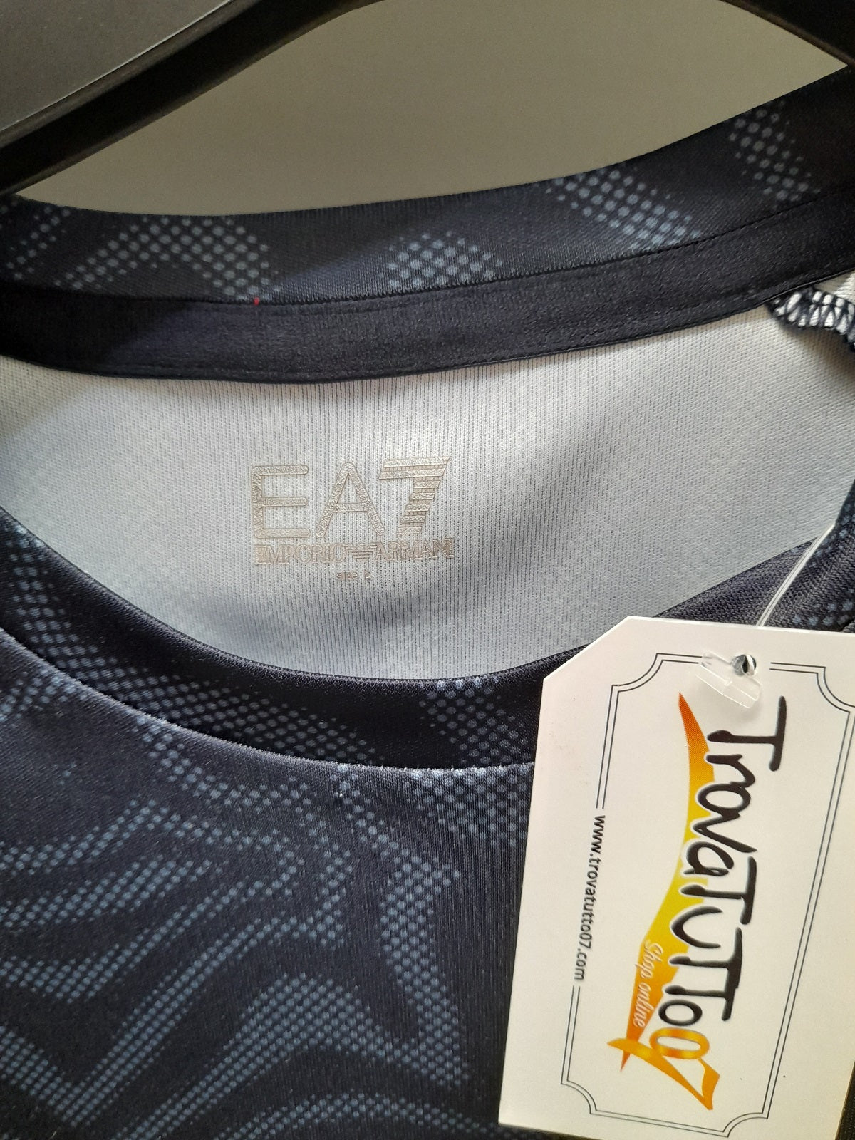 EA7 EMPORIO ARMANI - T-shirt blue navy