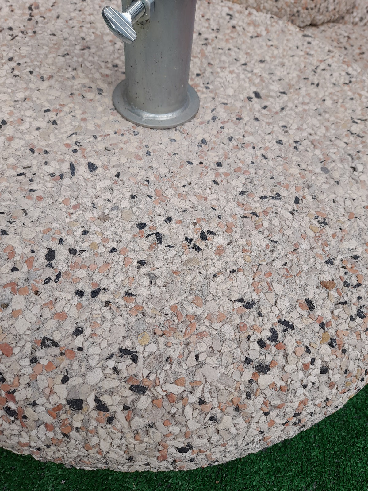 BASE OMBRELLONE in graniglia