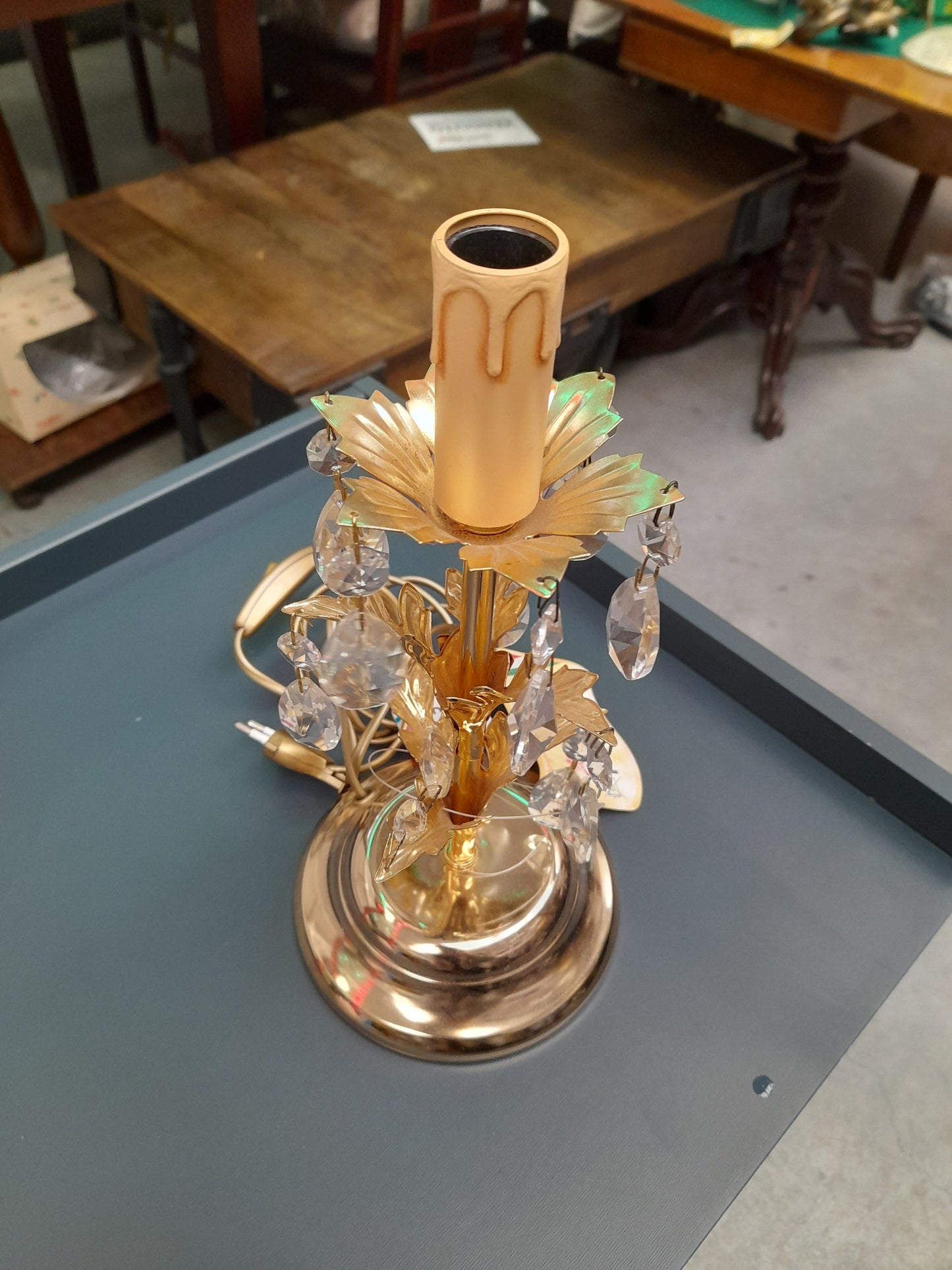 CANDLE GOLD - Lampada da tavolo