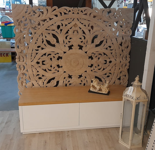 AUSTRAL - Porta TV 2 ante bianco