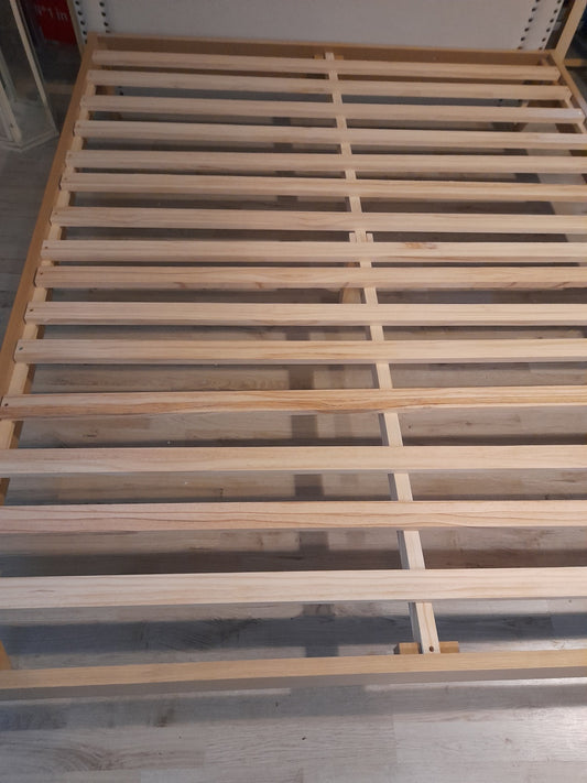 SIXSTIES - Letto vintage con rete a doghe