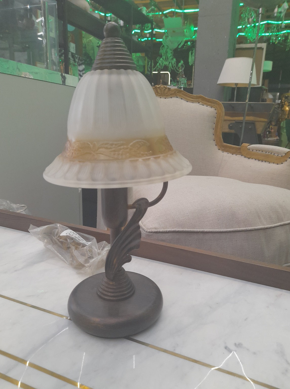 NOUVEAU - Lampada da tavolo stile vintage