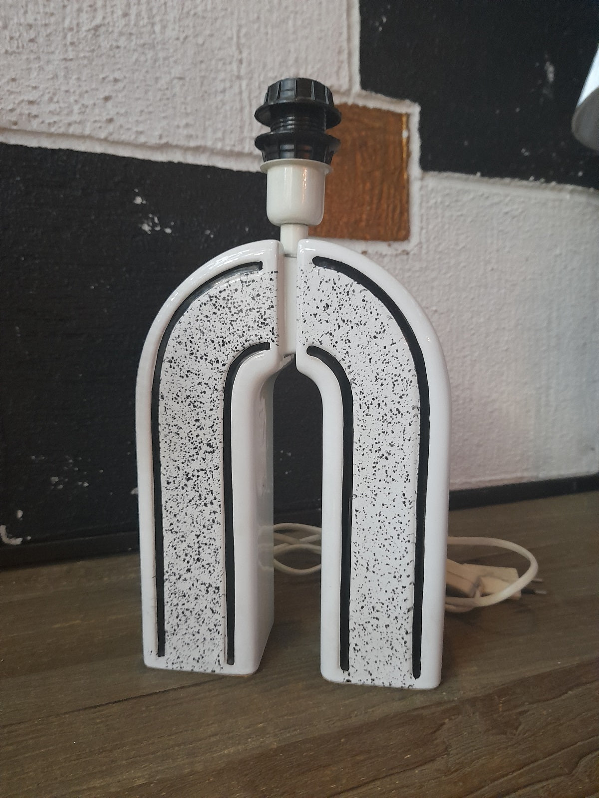WHITE BOW Small - Lampada in ceramica