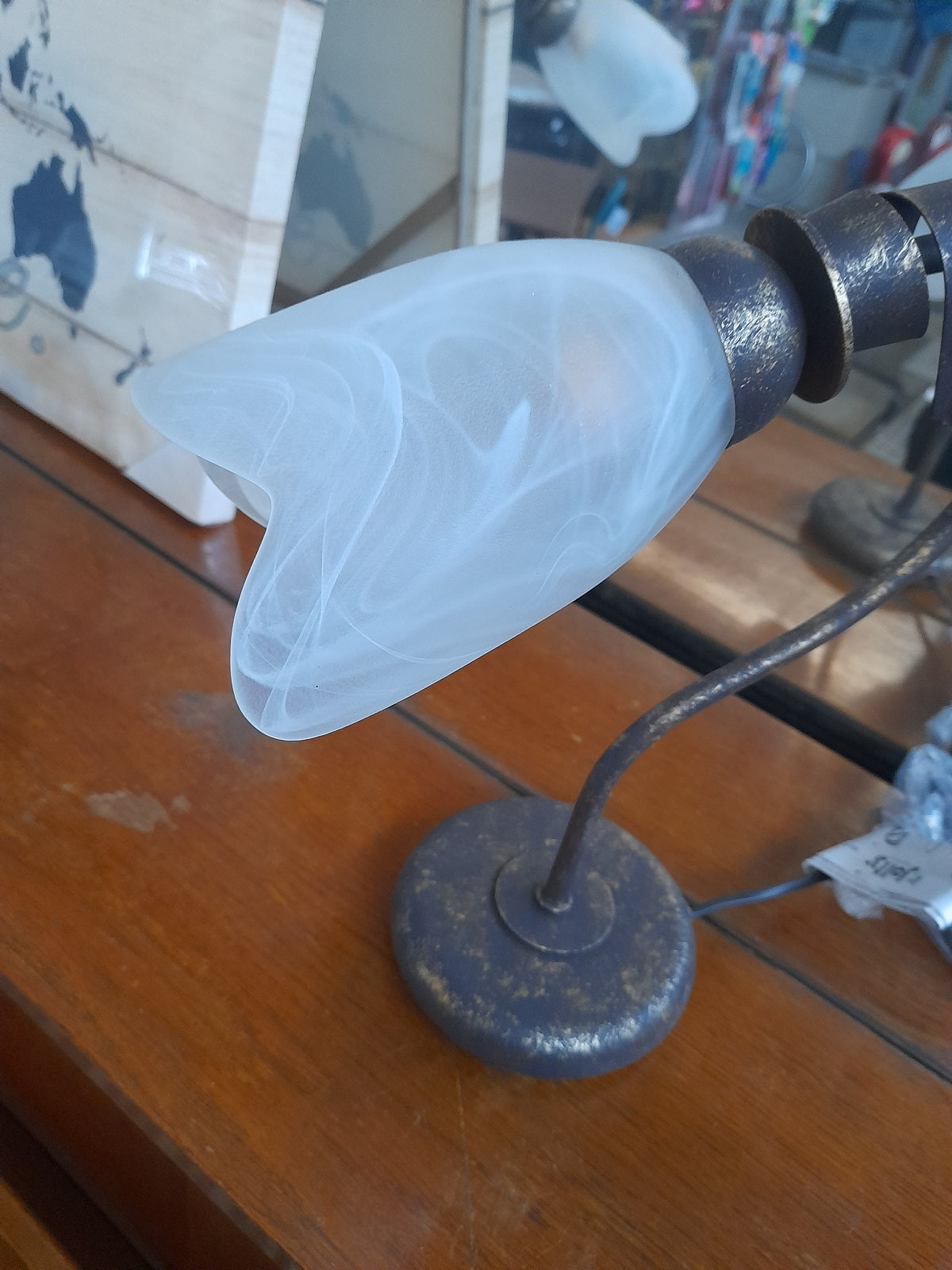 DIONIS - Lampada da tavolo ottone brunito