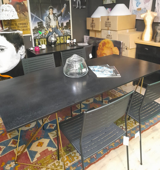 TERAMO - Sedia da giardino impilabile in acciaio