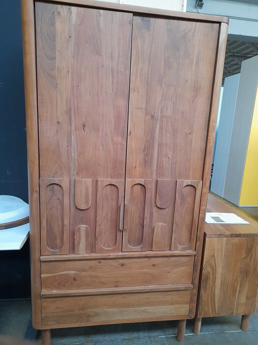 SACRAMENTO - Armadio vintage a 2 ante e 2 cassetti