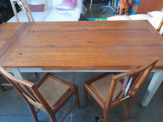 TRADITION - Tavolo allungabile in massello di pioppo