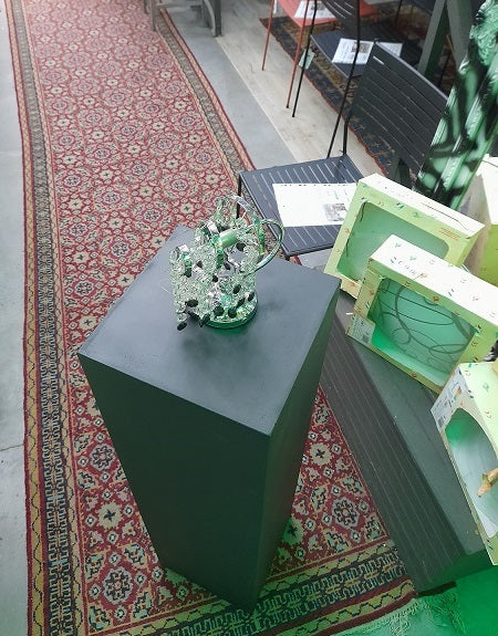 MINERAL - Colonna antracite cemento