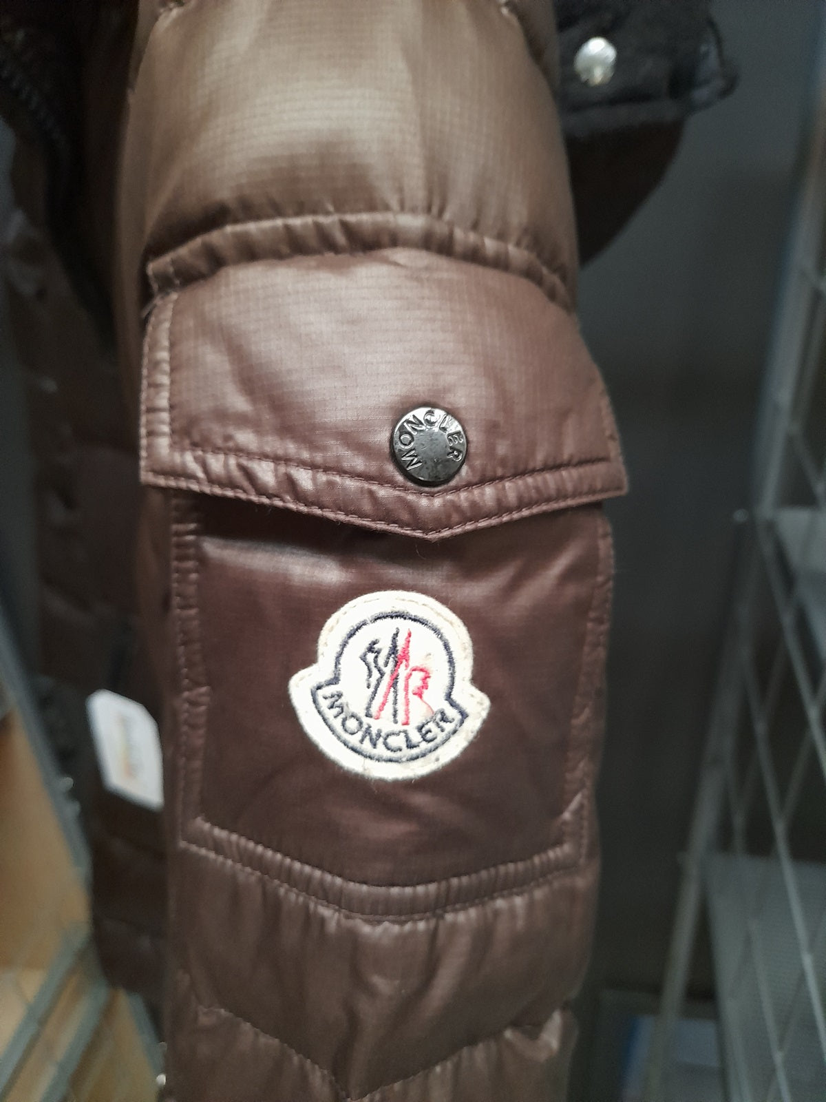 MONCLEAR ENFANT piumino marrone