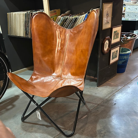 Sedia in cuoio