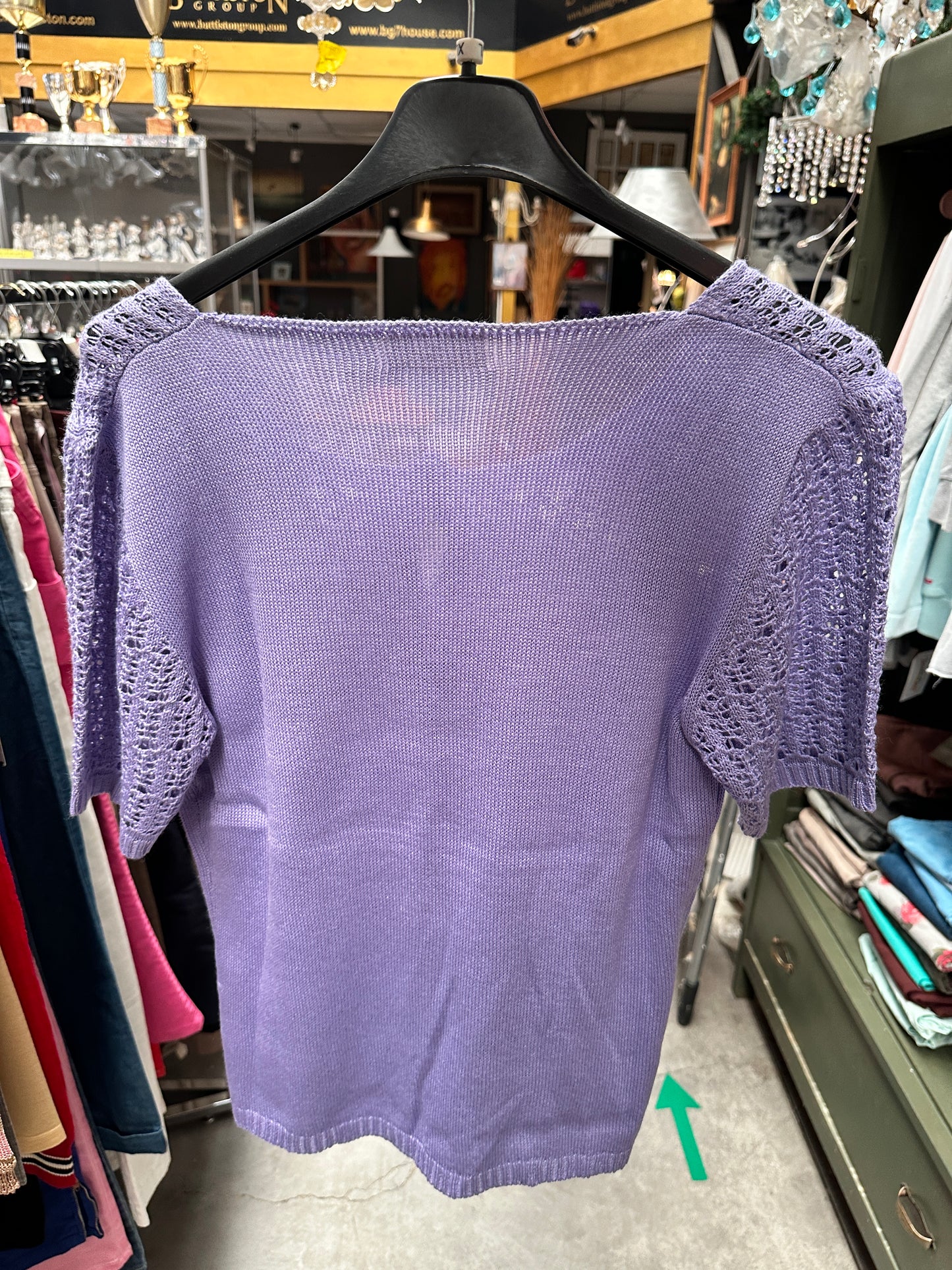 Maglia aperta con bottoni