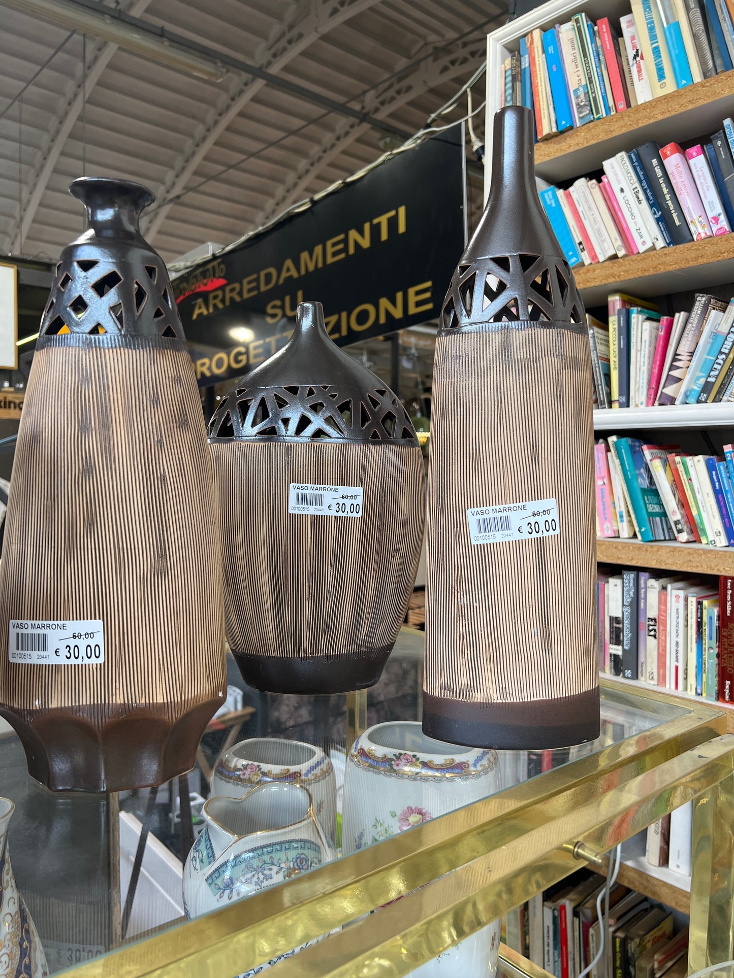 Vaso marrone
