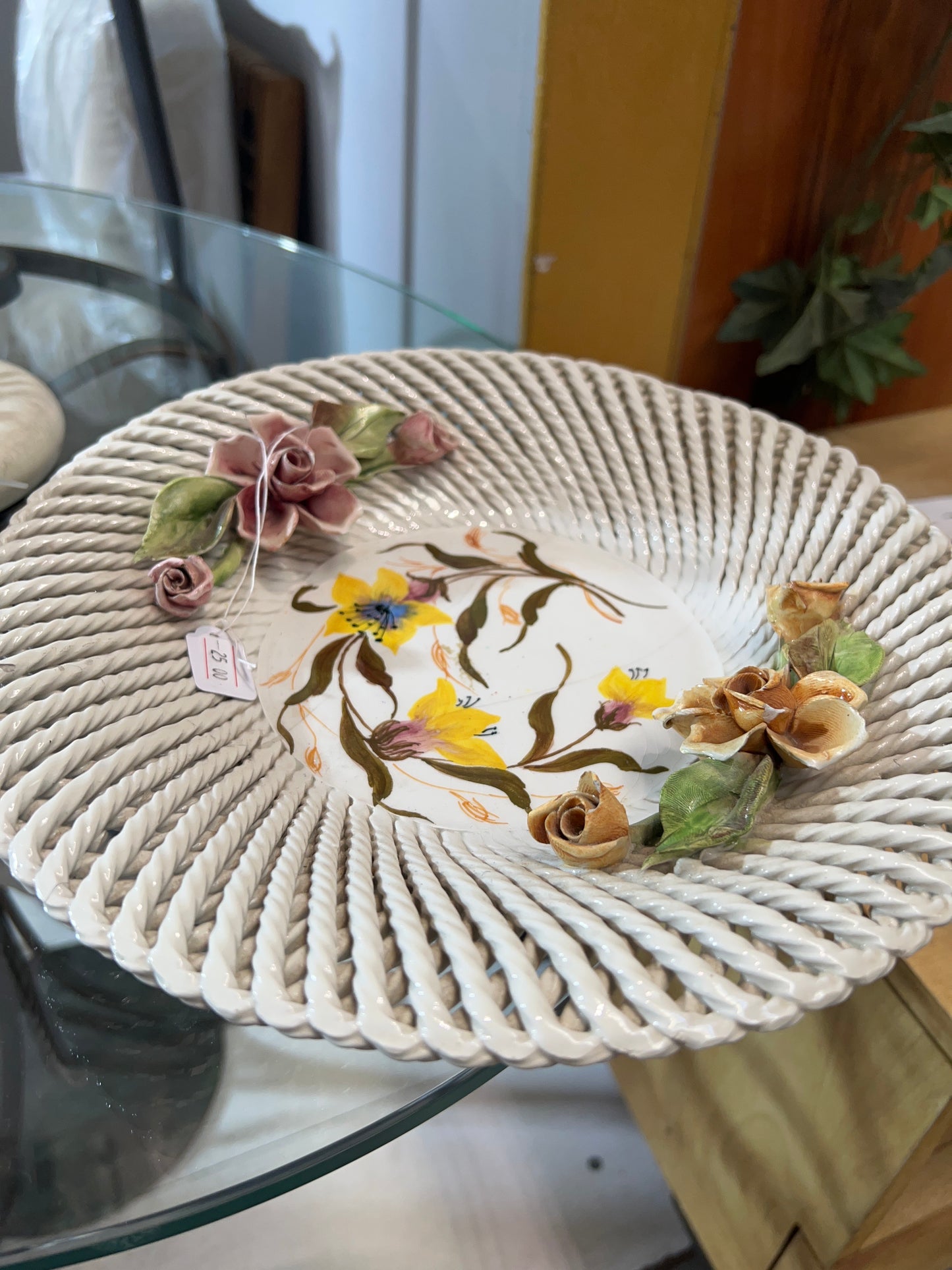 Piatto ceramica bassano